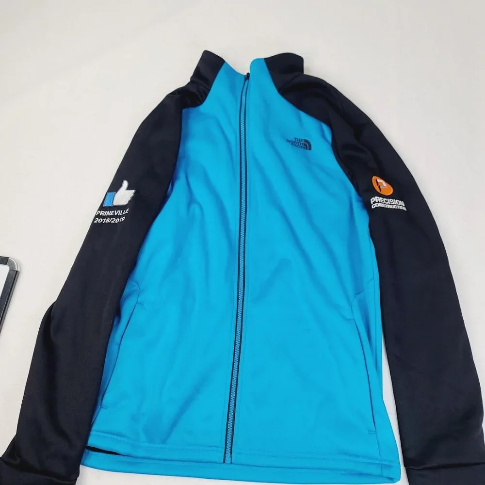 The North Face Men's Black Blue Apex Storm Peak Climate Windrunner Jacket Size M